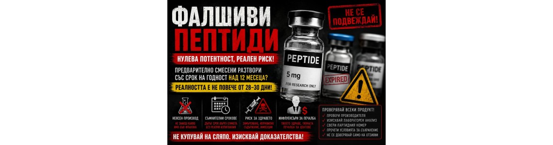 Фалшиви пептиди в България