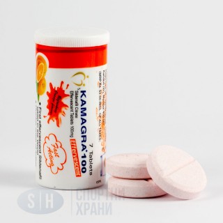 Камагра ефервесцентни таблетки 7 х 100мг