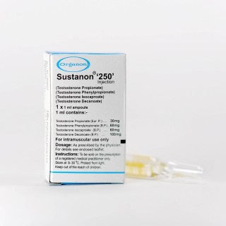 Сустанон 250 - Organon (1 ампула в кутия, 250 мг/мл)