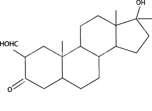 Молекулна структура на Anadrol Oxymetholone Оксиметолон