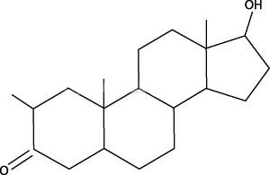 Молекулна структура на drostanolone propionate Masteron