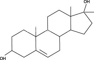 Молекулна структура на Methandriol Метандриол